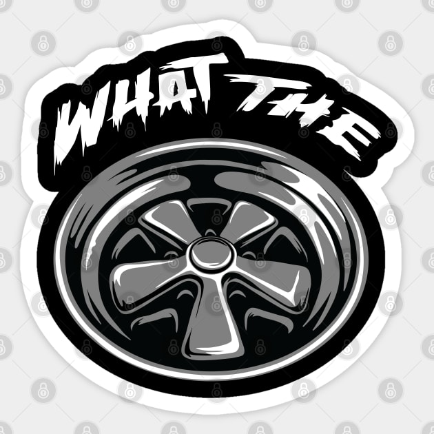 What The?! Sticker by IbisDesigns